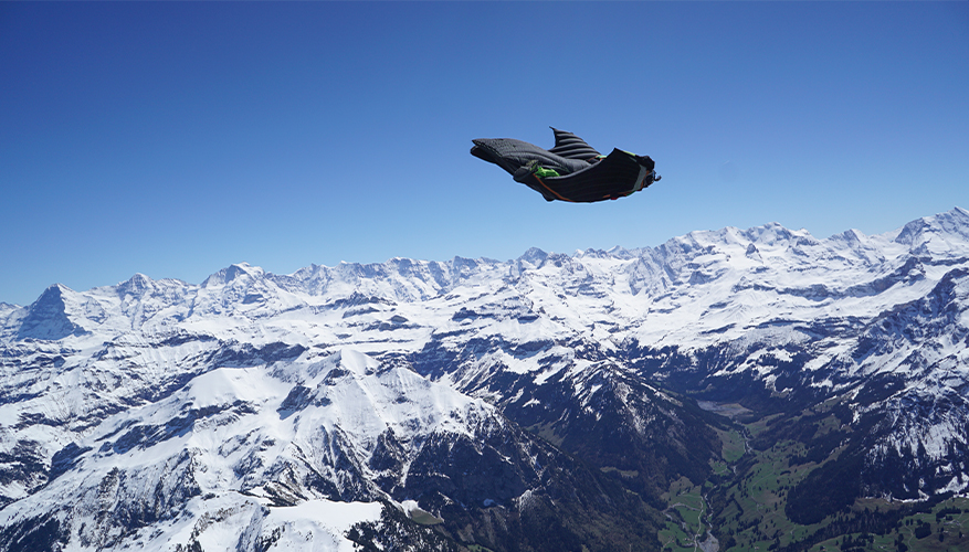 Wingsuit Dive off Mount Everest